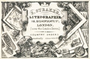 Carte de visite, S Straker - English School