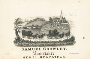 Carte de visite, Samuel Crawley