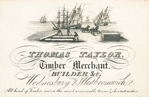 Carte de visite, Thomas Taylor - English School