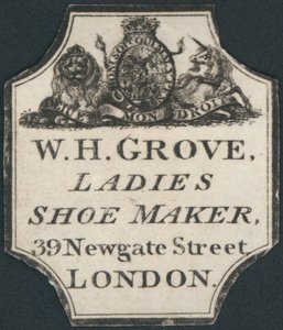 Carte de visite de W H Grove - English School