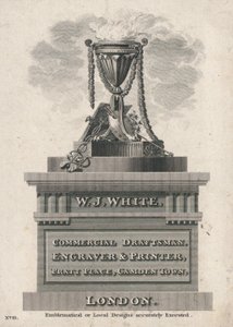 Carte de visite de W J White - English School