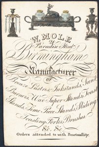 Carte de visite, W Mole - English School