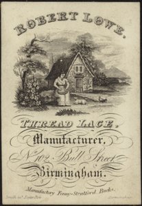 Carte de visite pour Robert Lowe - English School