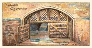 Porte des Traîtres, Tour de Londres (chromolitho) - English School