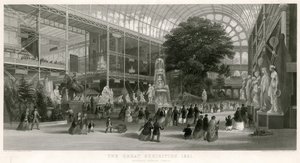 Transept Regardant vers le Nord, Grande Exposition, 1851 - English School