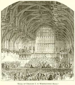 Procès de Charles Ier dans le Westminster Hall - English School