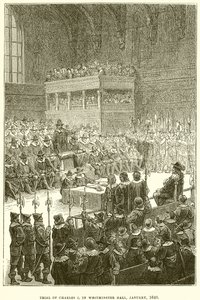 Procès de Charles Ier à Westminster Hall, janvier 1649 - English School