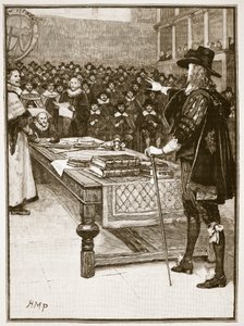 Procès de Charles, illustration de Cassells Illustrated History of England