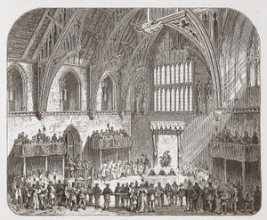 Procès de Lambert à Westminster Hall - English School
