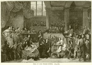Procès de Lord William Russell - English School