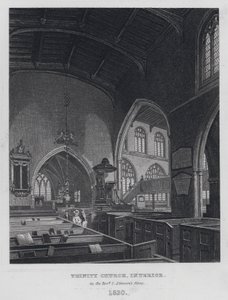 Église de la Trinité, Intérieur, à l