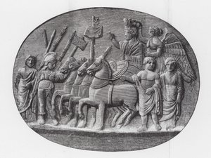 Triomphe de Constantin (gravure) - English School