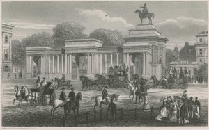 Arc de triomphe, Hyde Park Corner, Londres - English School