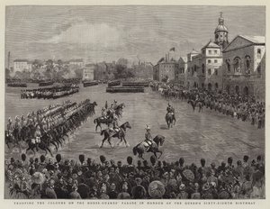 Défilé des couleurs sur la parade des Horse-Guards en l