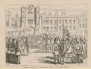 La relève de la garde au palais de St James - English School