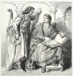 Troubadour et barbe, illustration de L