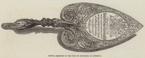 Truelle présentée au duc d