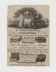 Fabricant de malles, J Shepherd - English School