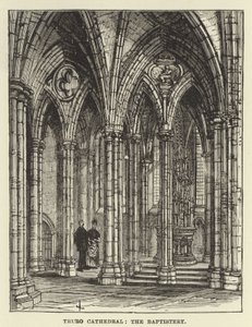Cathédrale de Truro, le baptistère - English School