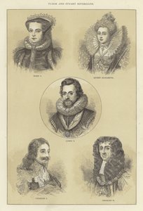 Souverains Tudor et Stuart - English School