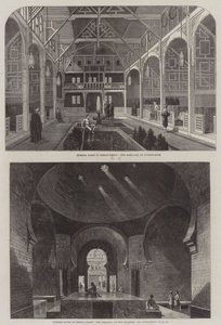 Bains Turcs dans Jermyn Street (gravure) - English School