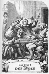 La Nuit des rois, ou ce que vous voudrez - Illustration dans "Œuvres complètes de William Shakespeare" 1866 - Les illustrations et la forme générale de cette édition sont empruntées au Shakespeare illustré de Cassell, publié à Londres - English School