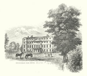 Twickenham Park House (gravure) - English School