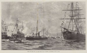 Types de la marine à la revue navale royale à Spithead, 23 juillet 1887 - English School