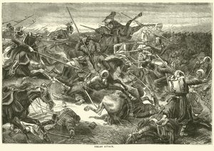 Attaque des uhlans - English School