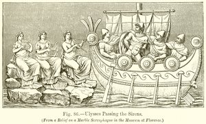 Ulysse passant devant les sirènes - English School