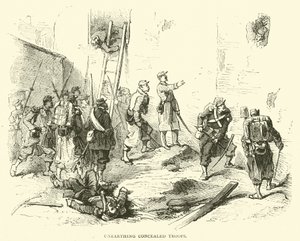 Déterrement des troupes cachées, janvier 1871 - English School