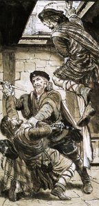 Scène de meurtre écossaise non identifiée