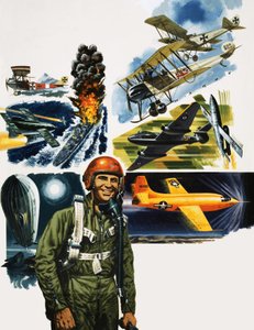 Pilote non identifié contre un montage d