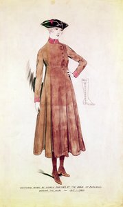 Uniforme porté par les femmes porteurs à la Banque d