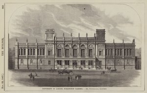 Université de Londres, Burlington Gardens (gravure) - English School