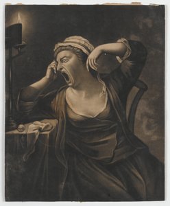 Sans titre (femme bâillant), vers 1780
