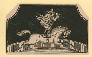 Scène de cirque sans titre : Cavalier - English School