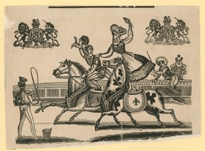 Scène de cirque sans titre : Équitation