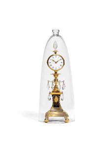 Horloge bougeoir George III inhabituelle, fin du XVIIIe siècle - English School