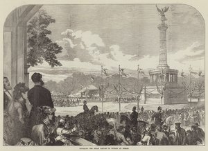 Dévoilement de la colonne de la victoire de Sedan à Berlin - English School