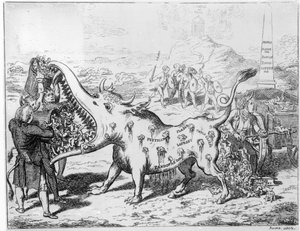 Vaccination, publié par J.L. Stuart, 1802 - English School