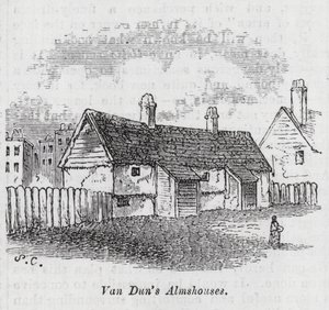 Hospices de Van Dun (gravure) - English School