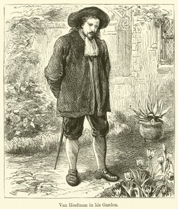 Van Hoofman dans son jardin - English School