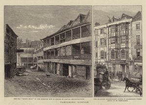 Londres en voie de disparition (gravure) - English School