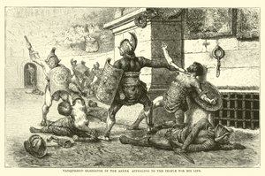 Gladiateur vaincu dans l