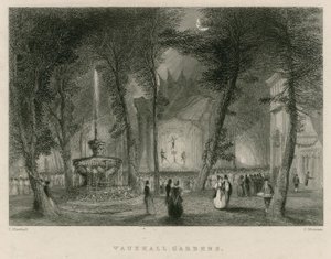 Les jardins de Vauxhall, Londres