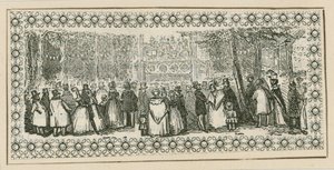 Les jardins de Vauxhall, Londres - English School
