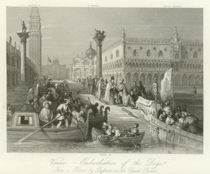 Venise - Embarquement du Doge