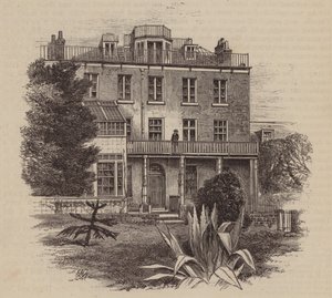 Victor Hugo chez lui (gravure) - English School