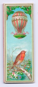 Carte de Noël victorienne, vers 1880 - English School
